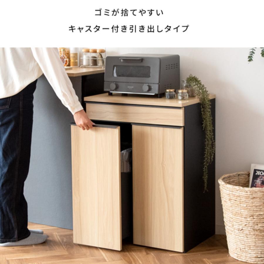 宮武製作所 ゴミ箱 45L×2 分別ドロワーダストボックス 木目調 宮武製作所 ゴミ箱 45L×2 分別ドロワーダストボックス 木目調