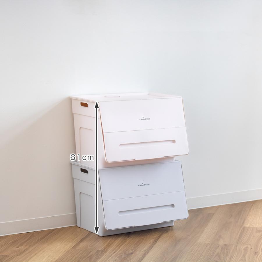 CARP収納ボックス　3点SET他 SANKA（サンカ） 収納ボックス 3個セット 前開き 幅45×奥行34×高さ31cm