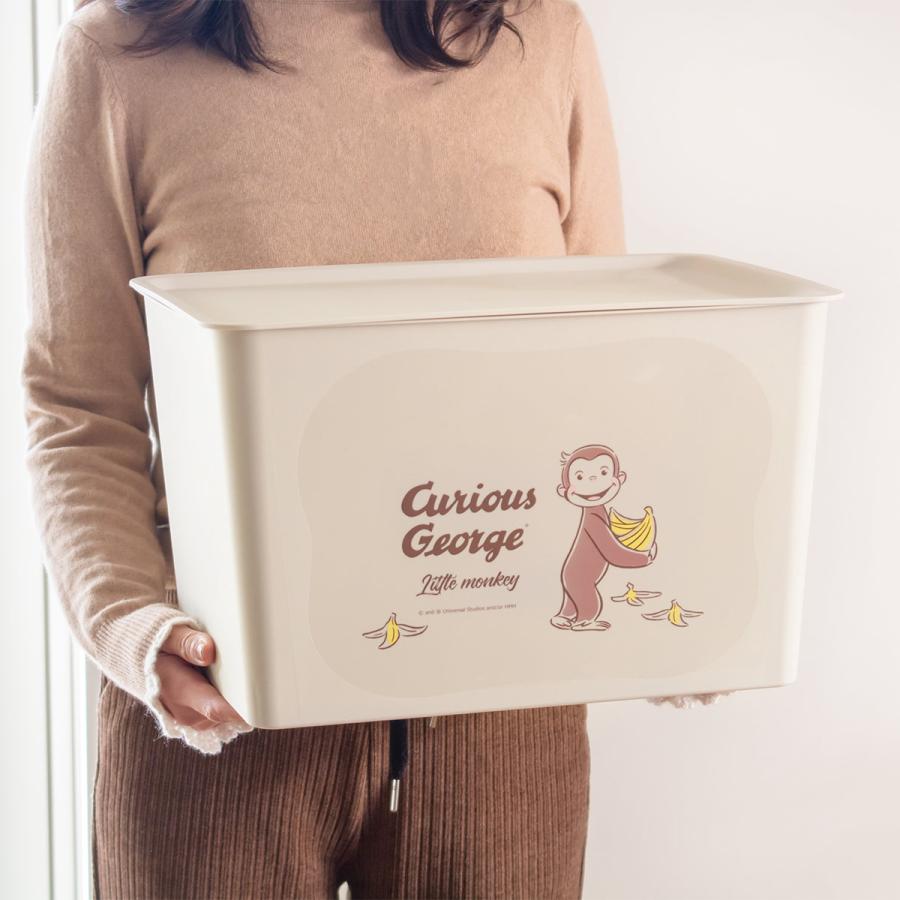錦化成 収納ボックス 幅38×奥行27×高さ24cm おさるのジョージ 錦化成 収納ボックス 幅38×奥行27×高さ24cm おさるのジョージ