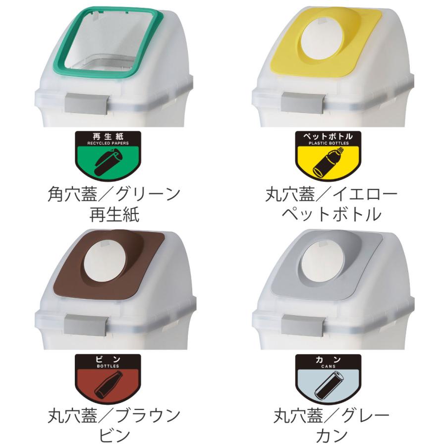 山崎産業 分別ゴミ箱 角穴蓋 丸穴蓋 リサイクルトラッシュSKL-70 山崎産業 分別ゴミ箱 角穴蓋 丸穴蓋 リサイクルトラッシュSKL-70