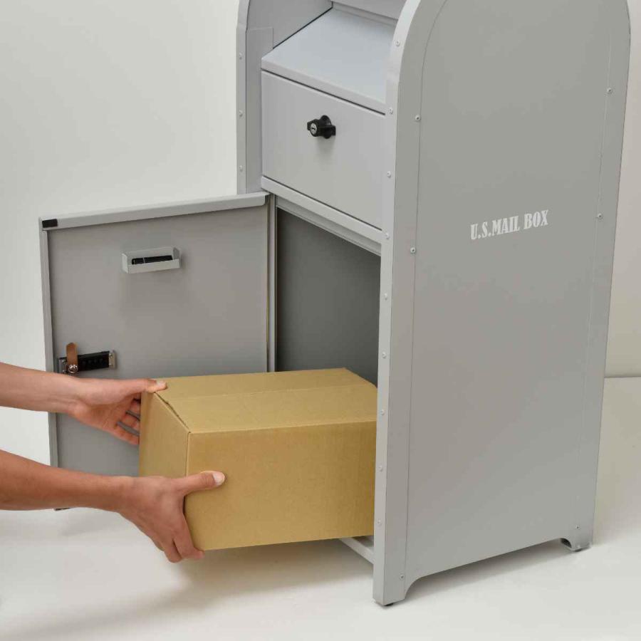 セトクラフト 宅配ボックス 宅配BOX付ポスト U.S. （ 郵便ポスト 宅配