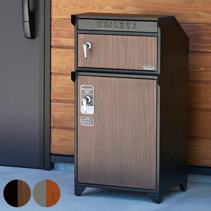 ポスト 宅配BOX付ポスト GALVA ( 郵便ポスト 宅配 ボックス ポスト 宅配BOX付ポスト GALVA ( 郵便ポスト 宅配 ボックス