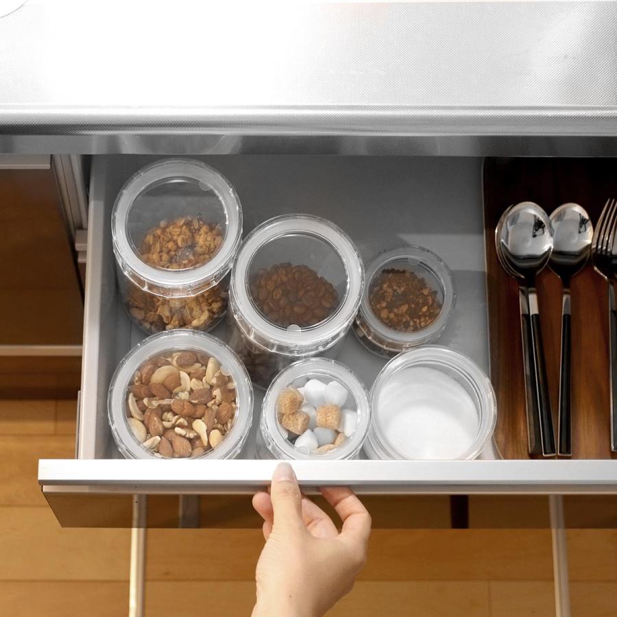 保存容器・ケース   Canisters 3 set ドリテック 保存容器 真空シーラー Fresh Plan キャニスターセット 3個