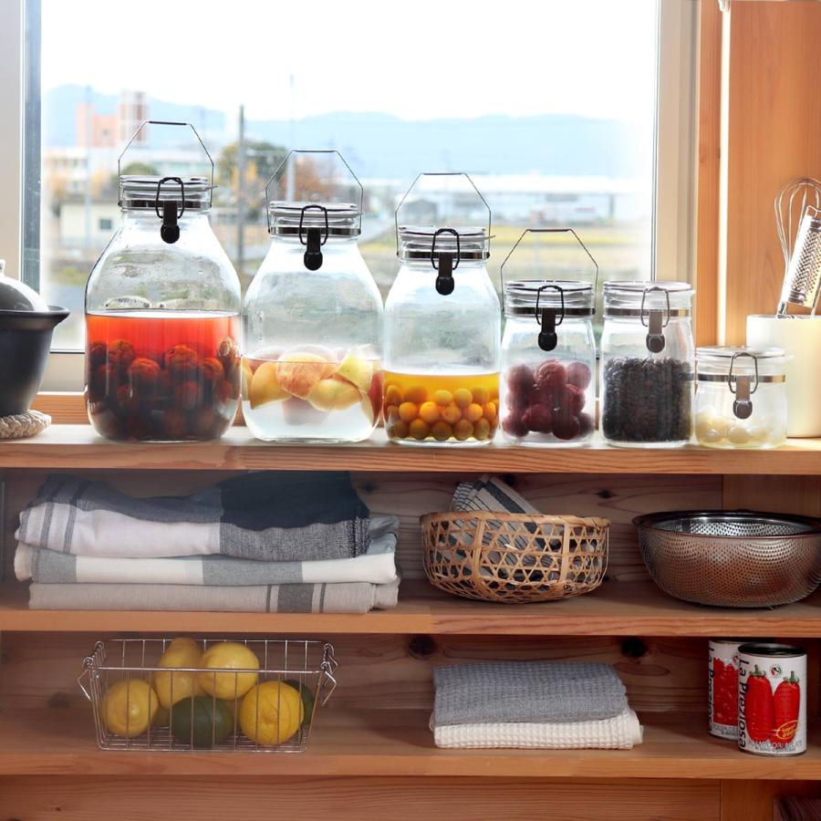 果実酒びん 1L 取手付密封びん セラーメイト （ 日本製 ガラス 密閉