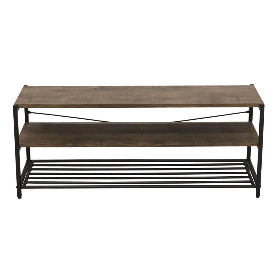 テレビ台 ローボード ヴィンテージ調 スチールフレーム バルネ 幅100cm