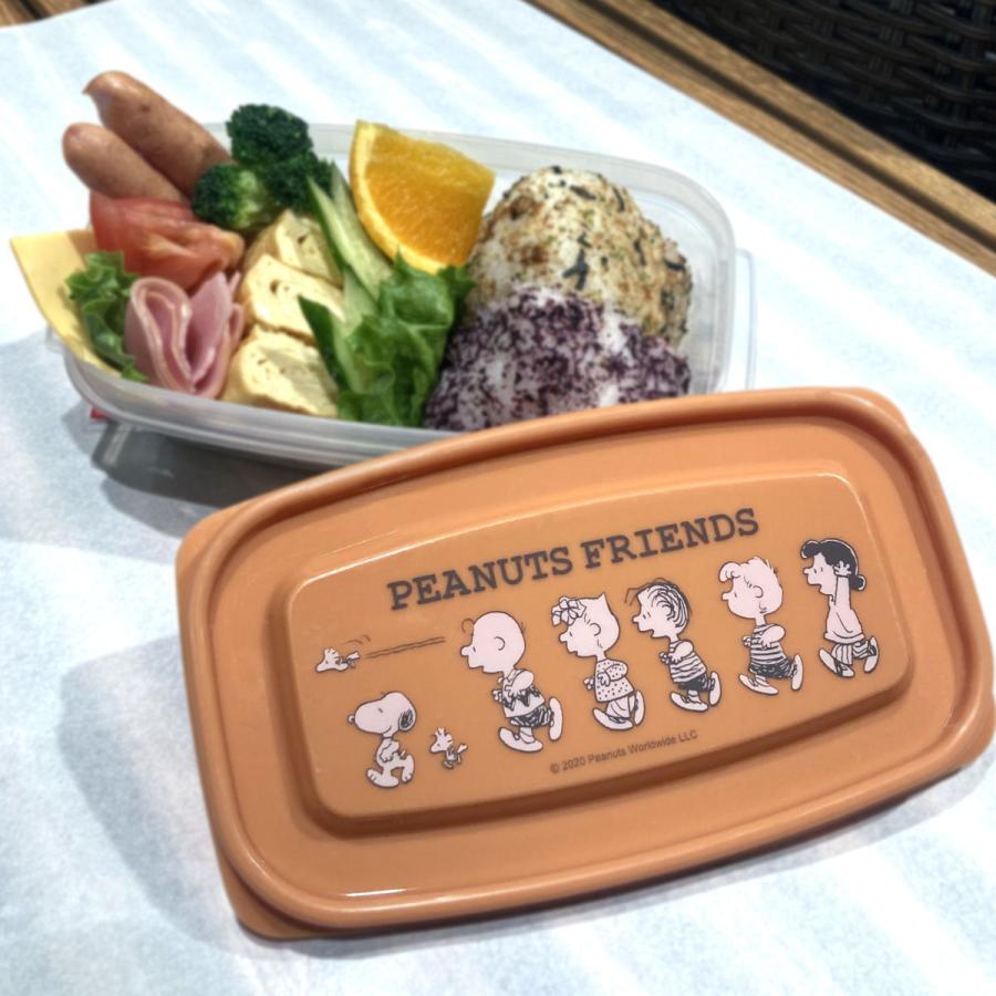 PEANUTS 保存容器 560ml スヌーピー スリムシェフ柄 3個入 （ 日本製