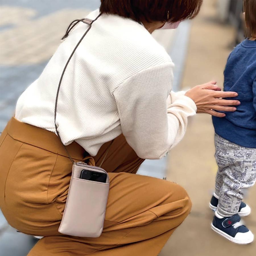 ウノフク ネックウォレット re:credo リンカー ショルダー スマホ入れ