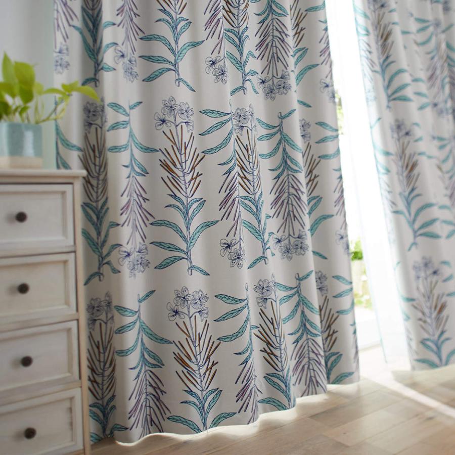 スミノエ　幅100×高さ200　2枚　ドレープカーテン スミノエ カーテン グラッセ 遮光2級 100×200cm 1枚入り （ ドレープ