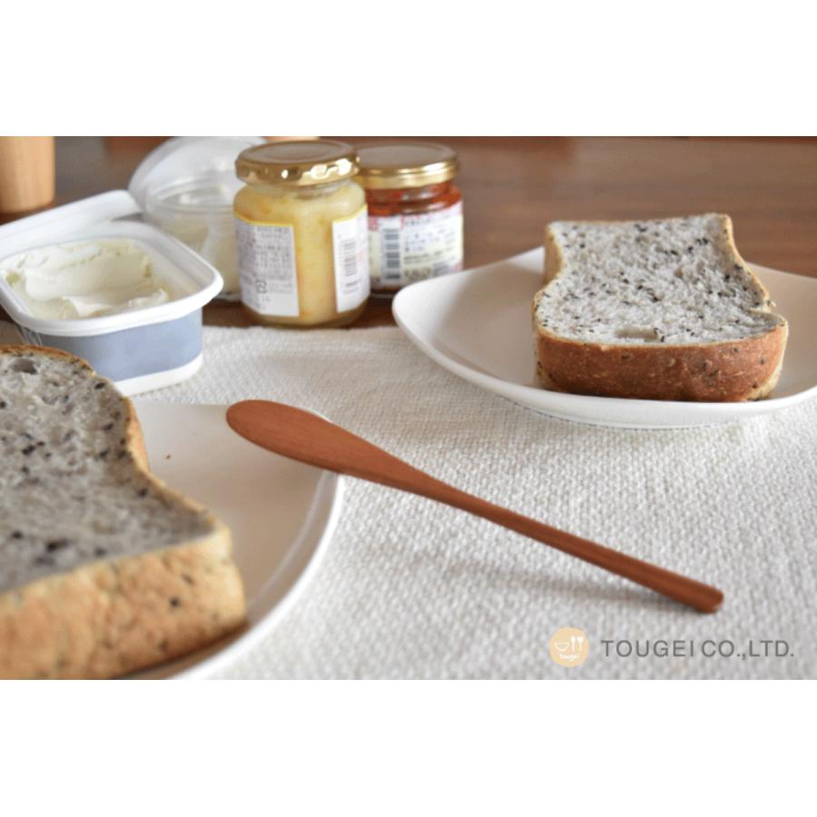 バターナイフ 16cm Obi バタースプレッダー 木製 （ カトラリー ジャム