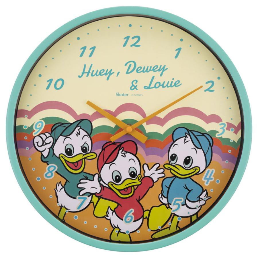スケーター 掛け時計 レトロ ディズニー （ ヒューイ デューイ ルーイ