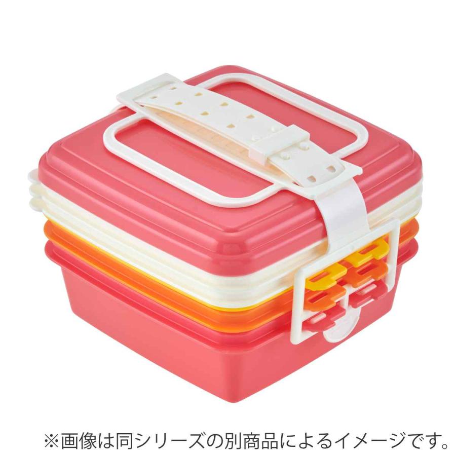 お弁当箱 ピクニックケース 角型 小 3段×920ml スヌーピー （ ピクニックランチボックス お重 行楽弁当箱 三段 2760ml レンジ対応 大容量 ）｜livingut｜04