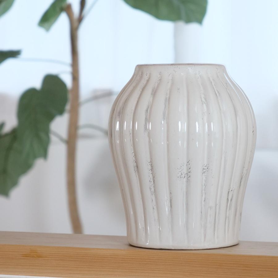 花瓶 セラミックベース 直径16.5×高さ20cm ( フラワーベース 花瓶 セラミックベース 直径16.5×高さ20cm ( フラワーベース