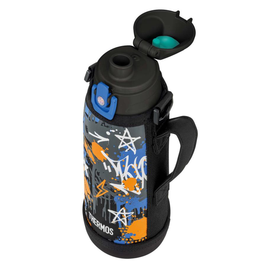 サーモス 水筒 800ml 2way コップ付き 直飲み ステンレス FJJ-801WF （ THERMOS 保温 保冷 子供 ワンタッチ ステンレスボトル 0.8L ）｜livingut｜18