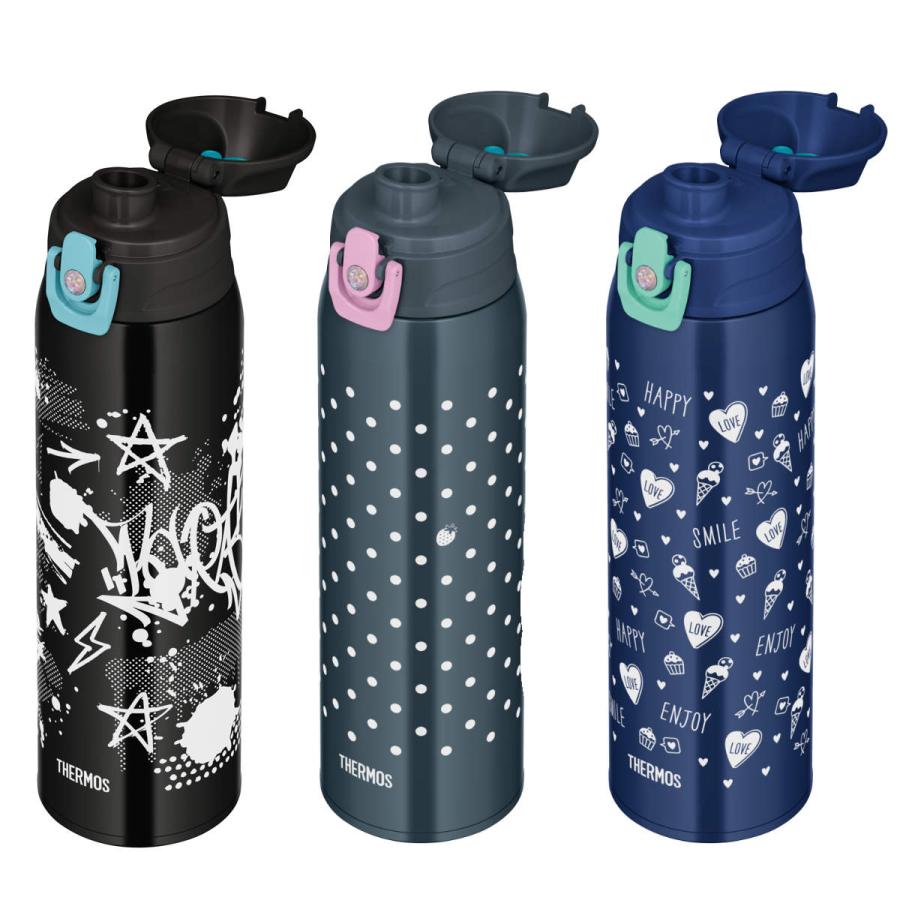 サーモス 水筒 1L 2way コップ付き 直飲み ステンレス FJJ-1001WF （ THERMOS 保温 保冷 子供 ワンタッチ ステンレスボトル 1000ml ）｜livingut｜23