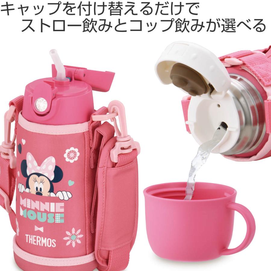 THERMOS サーモス 水筒 600ml 2way ストロー コップ ミッキー THERMOS サーモス 水筒 600ml 2way ストロー コップ ミッキー