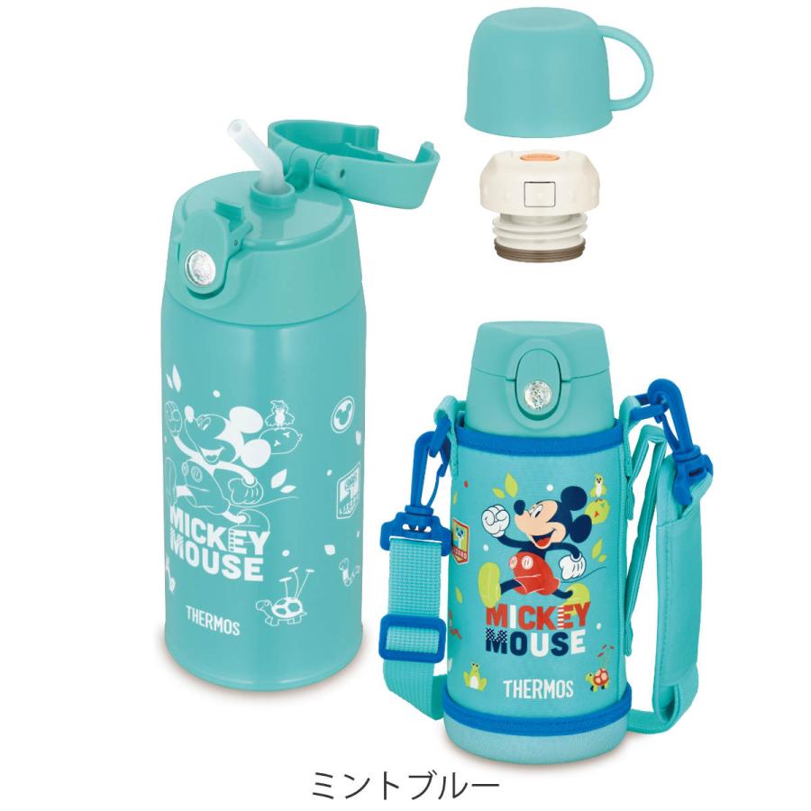 サーモス 水筒 600ml 2way ストロー コップ ミッキーマウス ミニーマウス ステンレス FJO-601WFDS （ THERMOS 保冷 保温 スポーツドリンク対応 キッズ ）｜livingut｜05