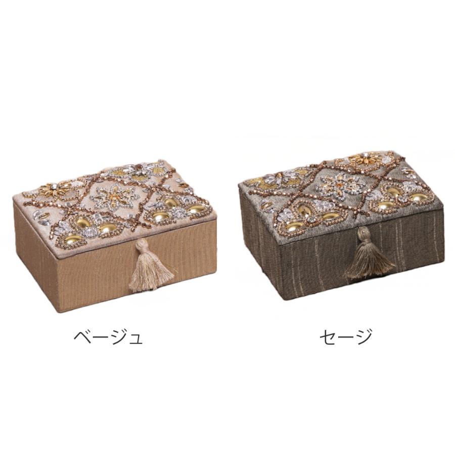 ジュエリーボックス ビーズ 刺繍 ケース ( ジュエリーケース ジュエリーボックス ビーズ 刺繍 ケース ( ジュエリーケース