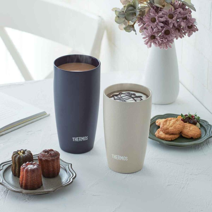 シンプルデザイン 保温保冷 真空断熱 ステンレス タンブラー THERMOS（サーモス） タンブラー 真空断熱 420ml JDM-421 ステンレス