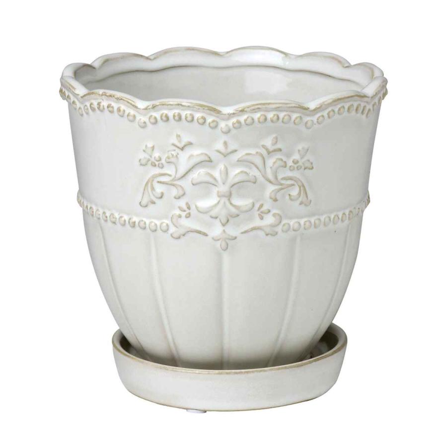 SPICE of Life 植木鉢 リスブロン ラウンドプランター Lサイズ