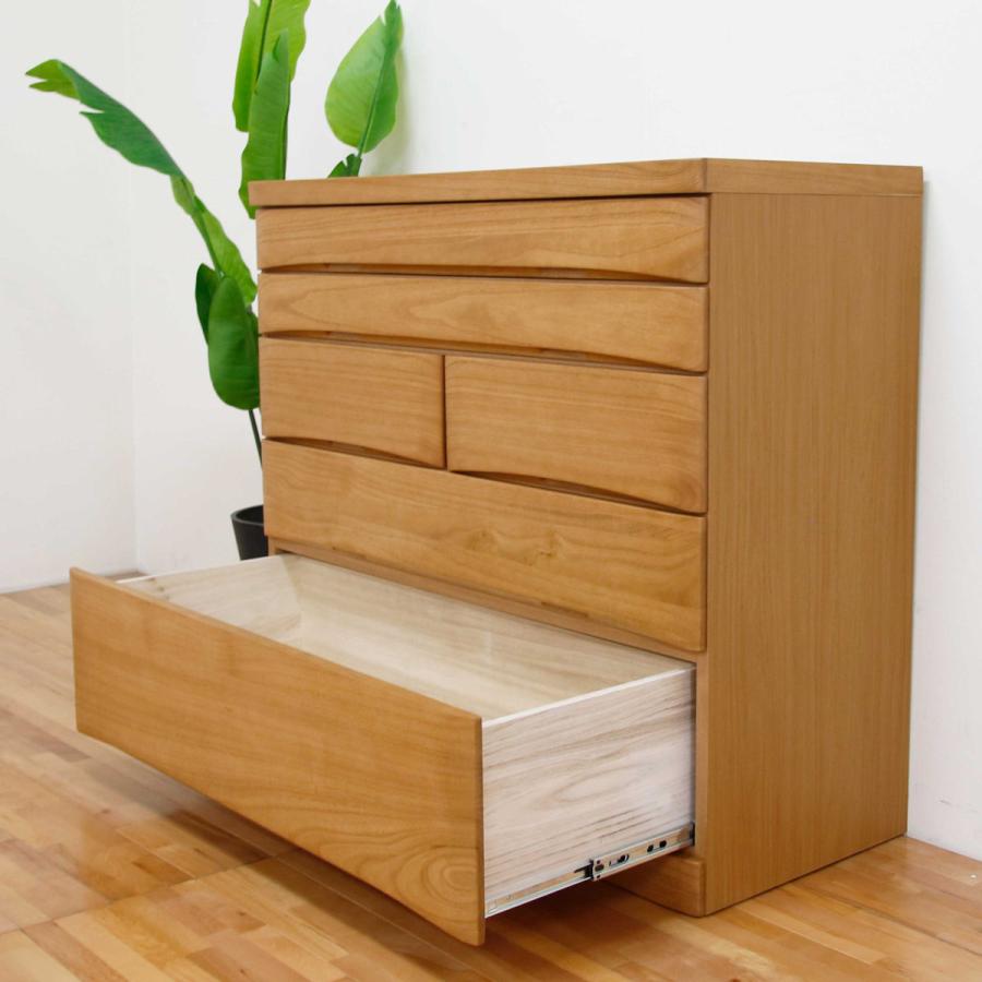 丸田木工 総桐チェスト 5段 日本製 たんす 桐蔵 約幅102cm （ 開梱設置