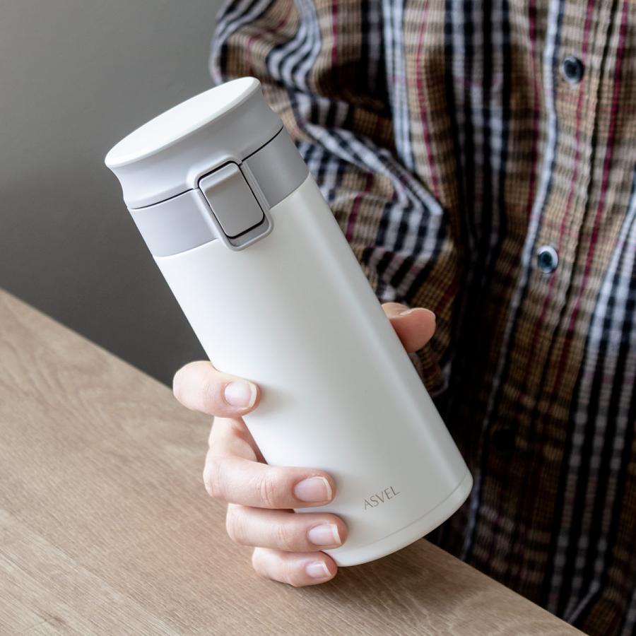 アスベル（ASVEL） 水筒 350ml 保温 保冷 真空断熱携帯タンブラー