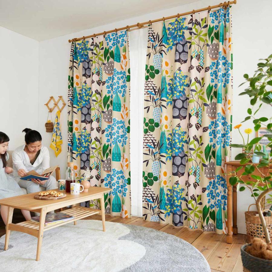 スミノエ カーテン フラワーポット 遮光2級 100×135cm 1枚入り スミノエ カーテン フラワーポット 遮光2級 100×135cm 1枚入り