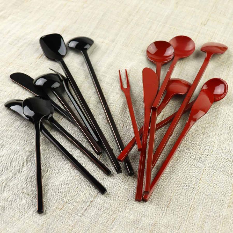 工房アイザワ 朱塗り純銅洋食器 クリームスプーン （ aizawa 日本製