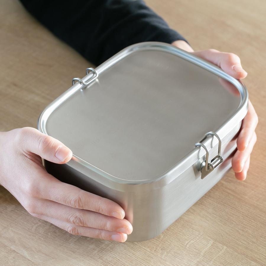 工房アイザワ 特典付き 保存容器 1.5L UTILE 角容器深型 止金付き L