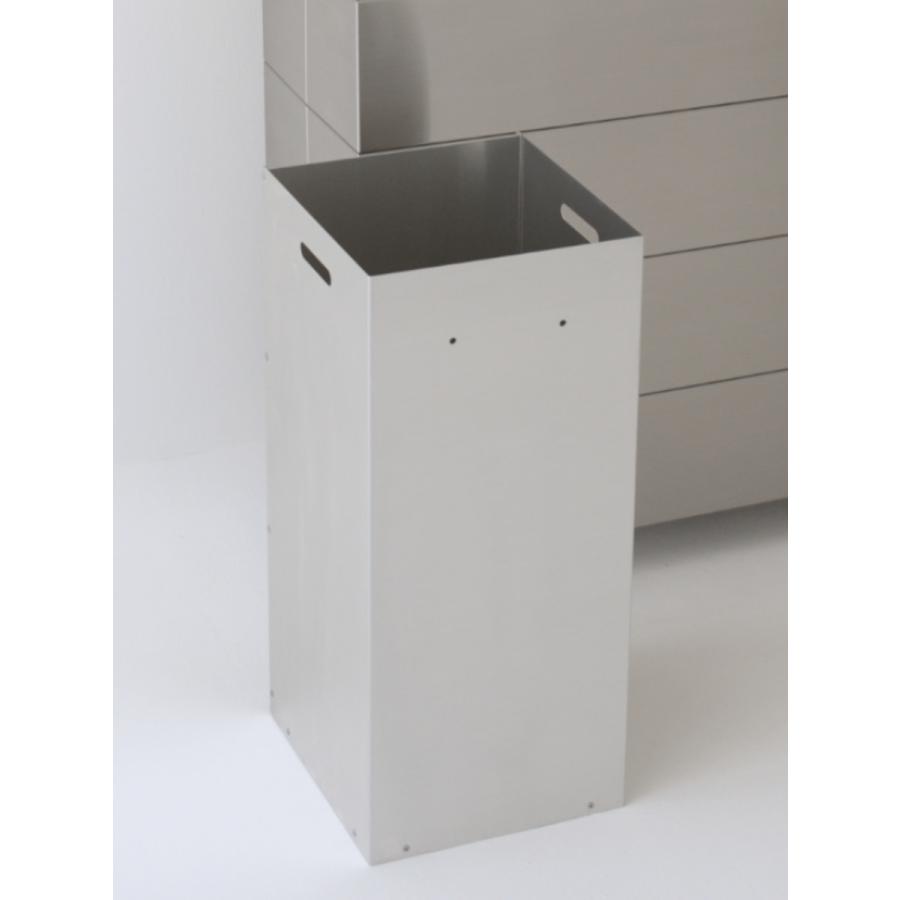ゴミ箱 45L CUBOID シングル ステンレス蓋 ( KENNER ごみ箱 45 ゴミ箱 45L CUBOID シングル ステンレス蓋 ( KENNER ごみ箱 45