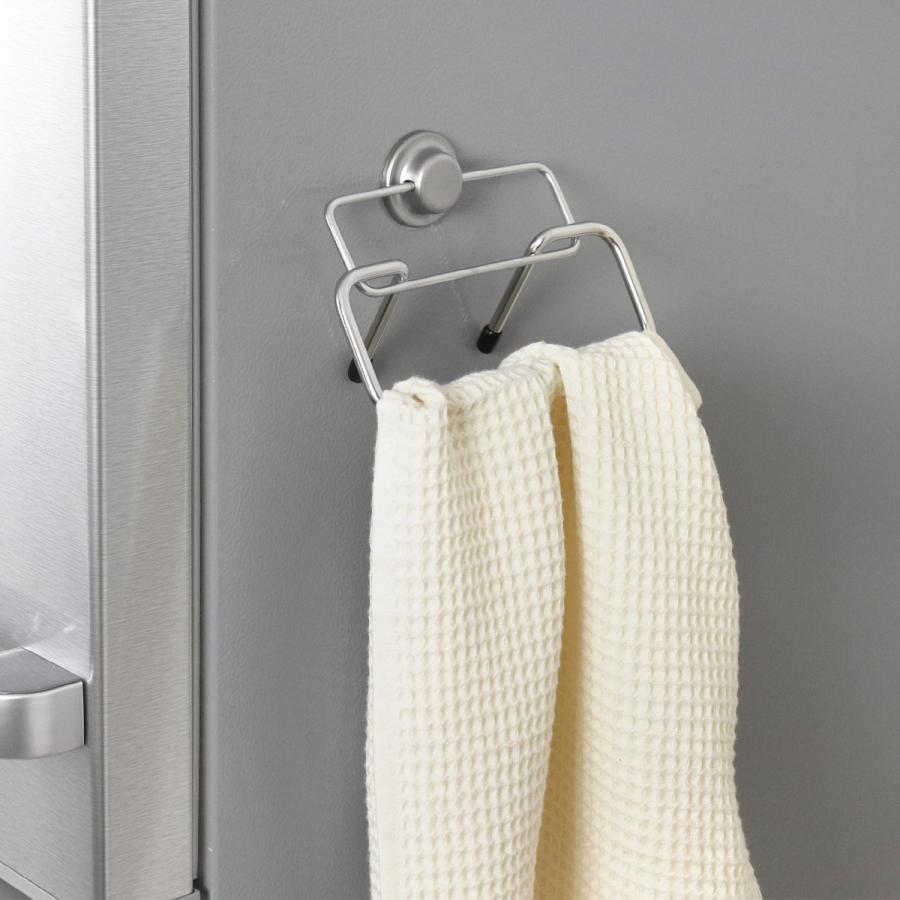タオル掛け マグネット付タオル掛け （ ステンレス マグネット 磁石