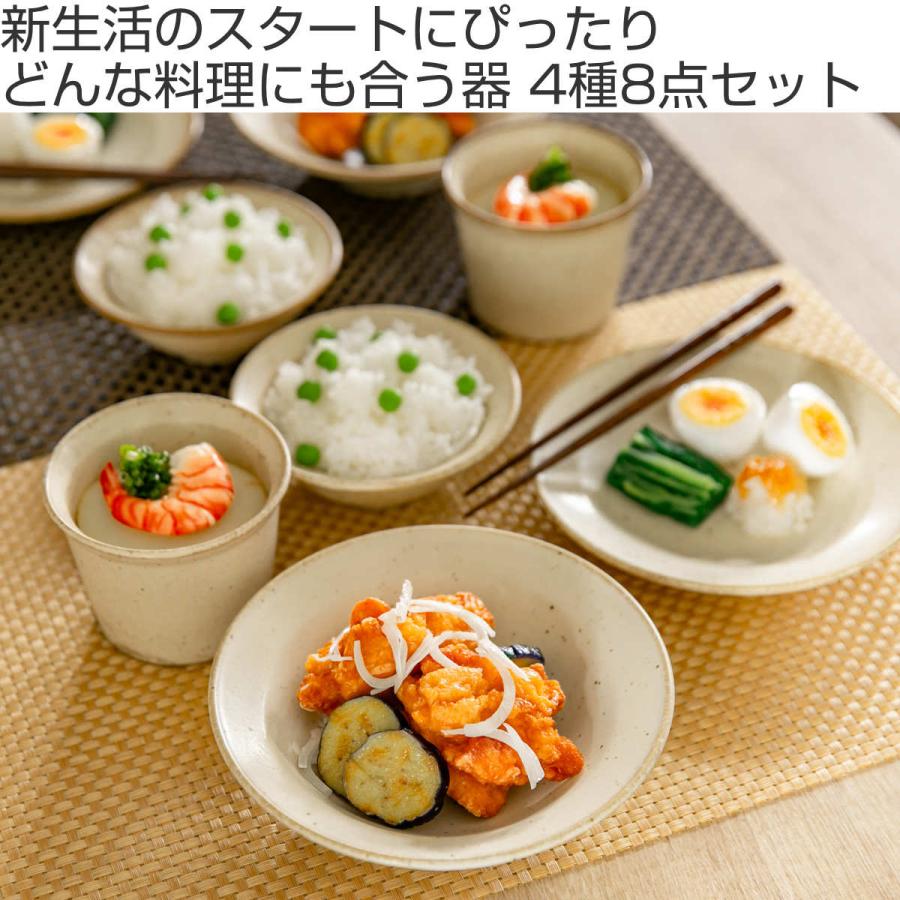 aito製作所 食器 8点セット 2柄 温もりあるおかず食器セット 新 aito製作所 食器 8点セット 2柄 温もりあるおかず食器セット 新