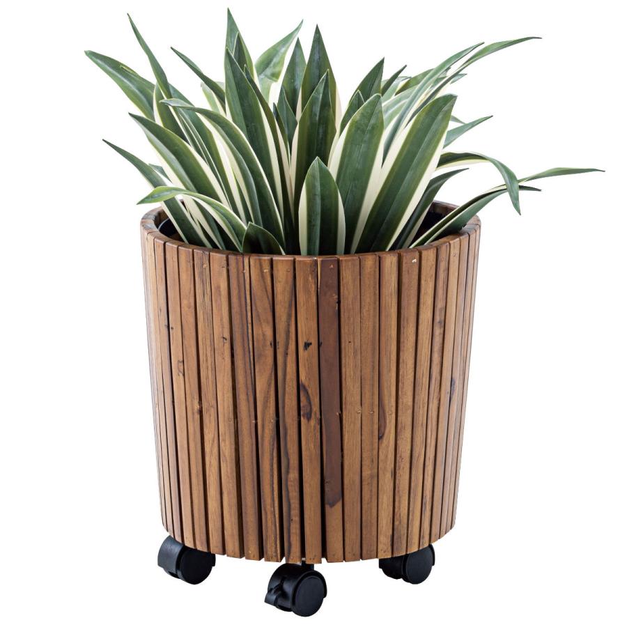 東谷 プランター ウッドプランター S 直径34×高さ35cm （ 植木鉢カバー