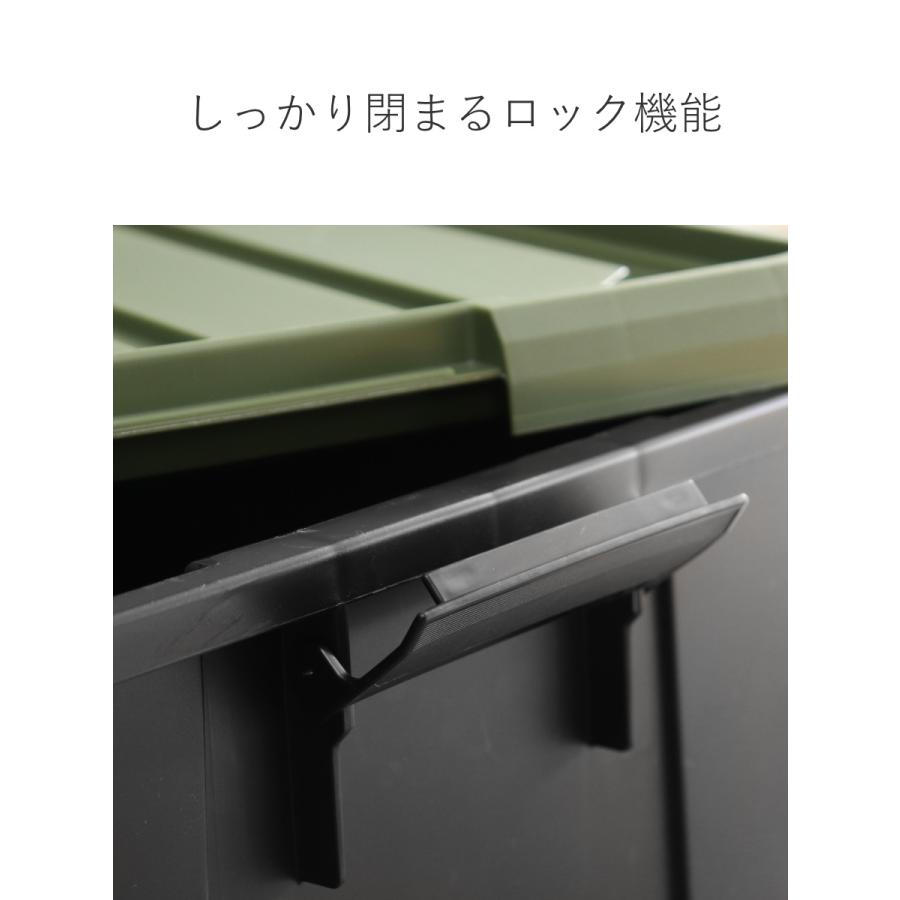 SANKA 収納ボックス Nタフコン ATC-47-23 フタ付き 幅32.5×奥行46.5×高