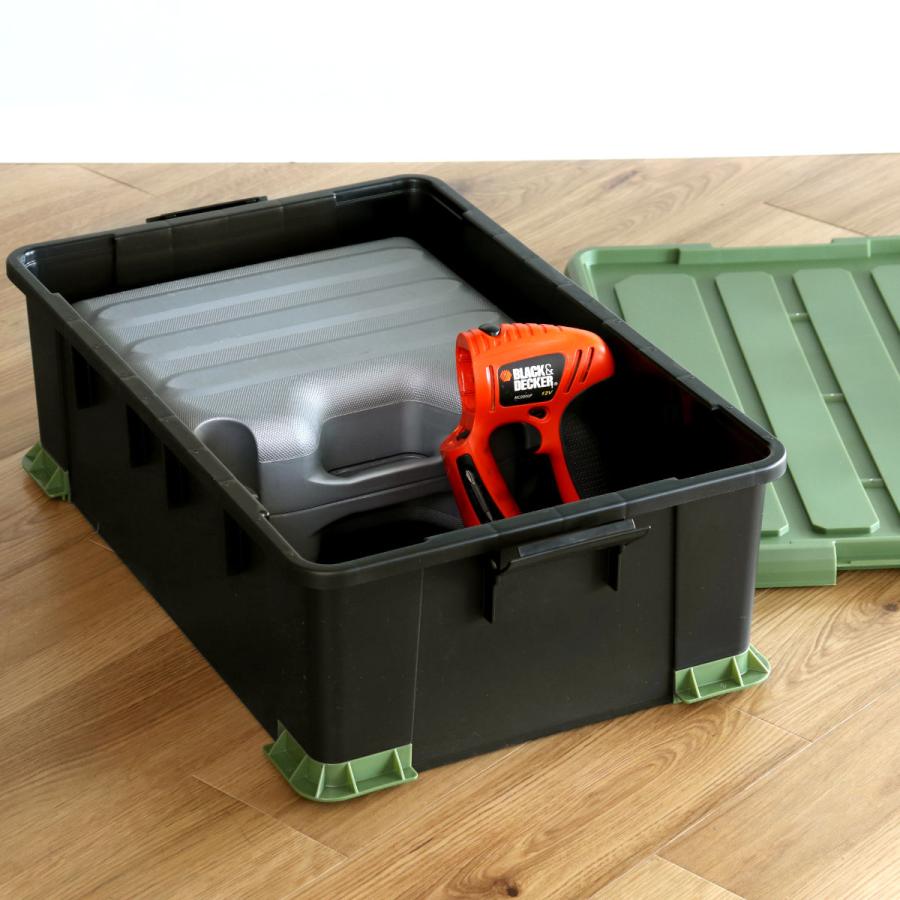 【プライズ品】コンテナボックス カインズ フタ付ハードコンテナ ＃7 クリア | 作業工具・作業用品