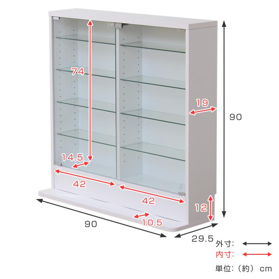 ガラス棚　デイズプレイ棚　店舗什器　棚　木製アンティーク　高さ約90㎝ ガラス棚 デイズプレイ棚 店舗什器 棚 木製アンティーク 高さ約90