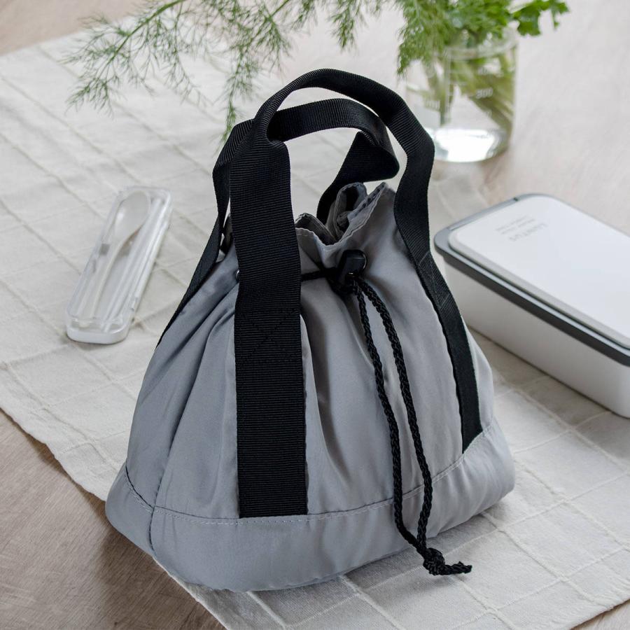 TORUNE ランチバッグ 巾着にもなる 保冷 大容量 （ 弁当袋 お弁当袋