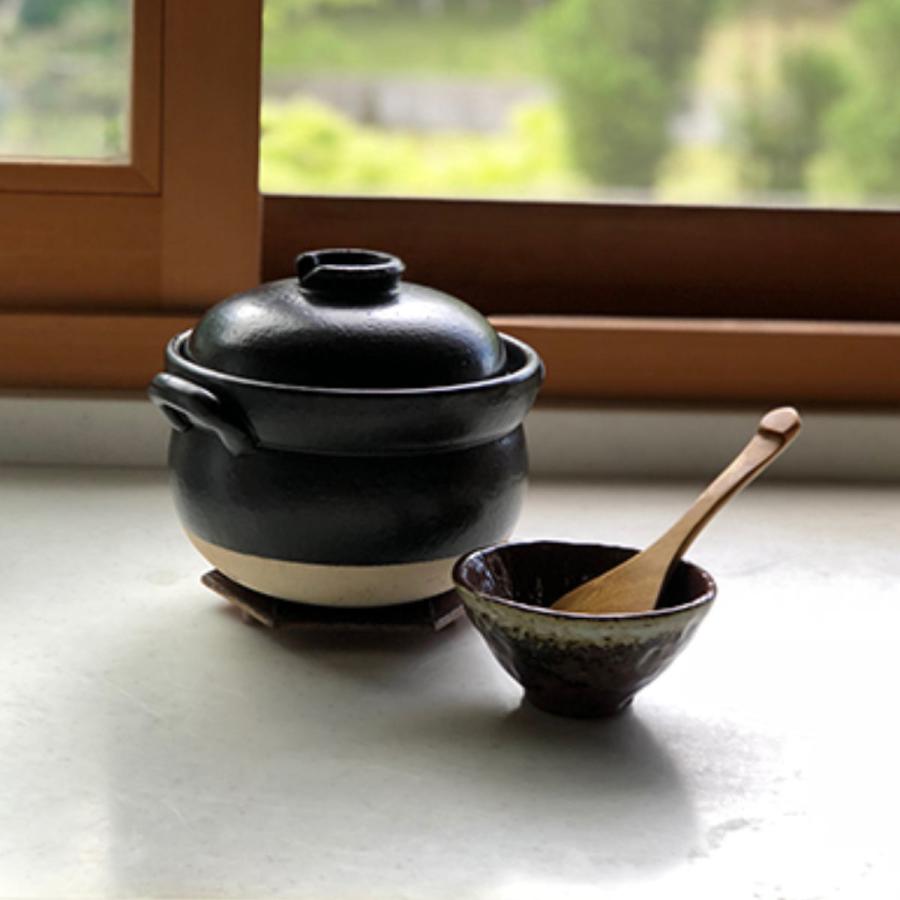 炊飯土鍋 3合 絶品ごはん鍋 中蓋付き 萬古焼 日本製 ( ガス火 炊飯土鍋 3合 絶品ごはん鍋 中蓋付き 萬古焼 日本製 ( ガス火