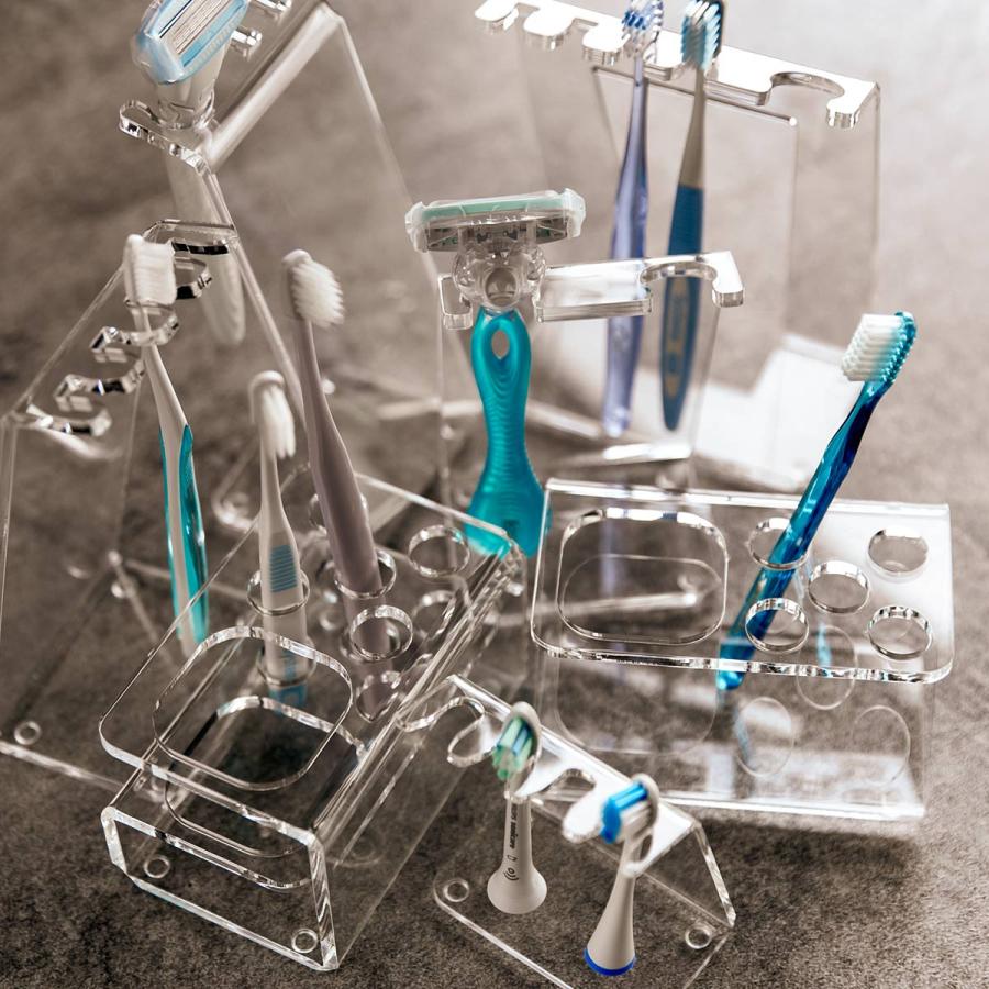 Trytec 特典付き 歯ブラシスタンド amenist アクリル製 Z型 日本製