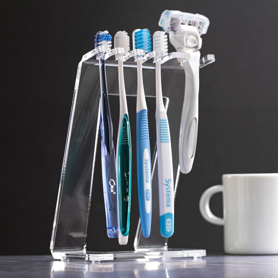 Trytec 特典付き 歯ブラシ＆シェーバースタンド amenist 3〜4人用