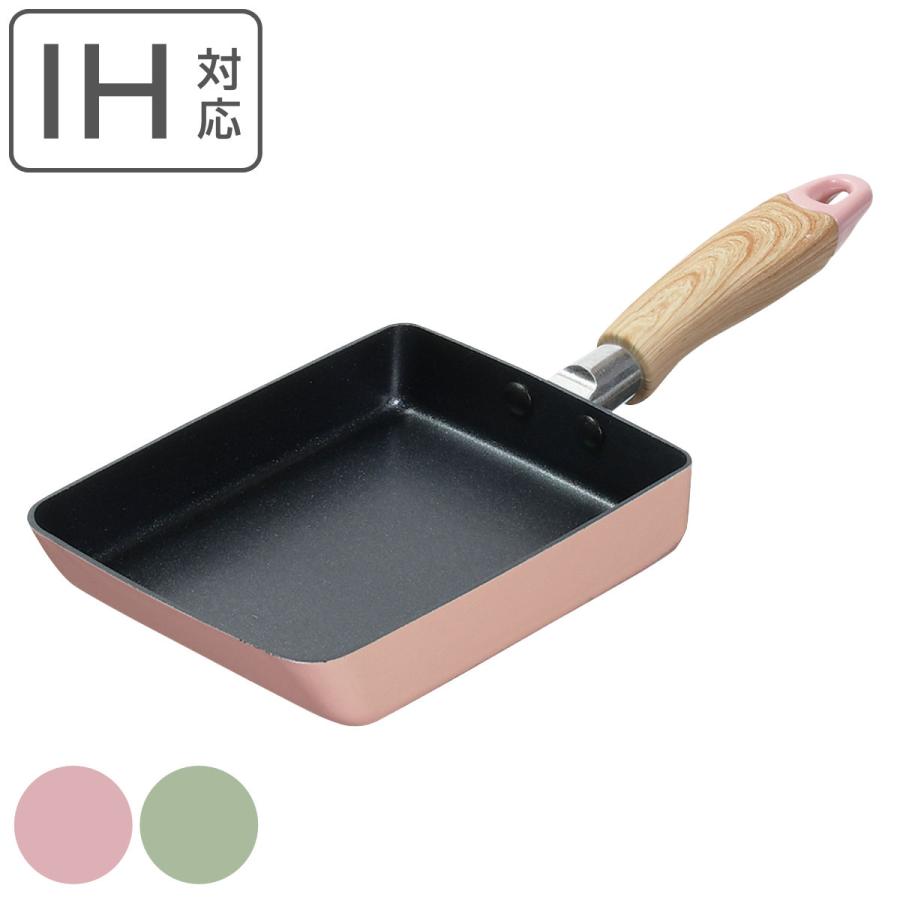 トップ パール金属 玉子焼き器 ナチュラル フッ素加工 IH対応 13×18cm 調理器具