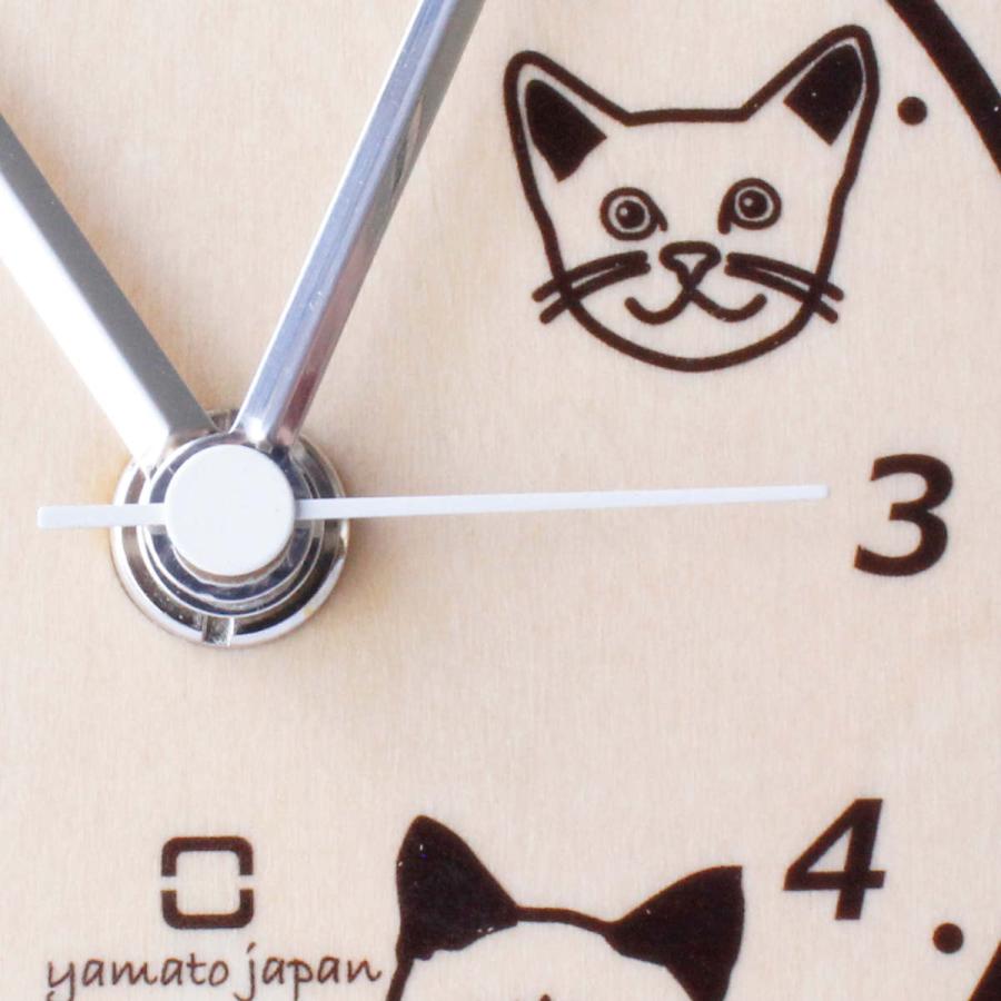ヤマト工芸 置き時計 stand clock CATS エキゾチックショート ヤマト工芸 置き時計 stand clock CATS エキゾチックショート