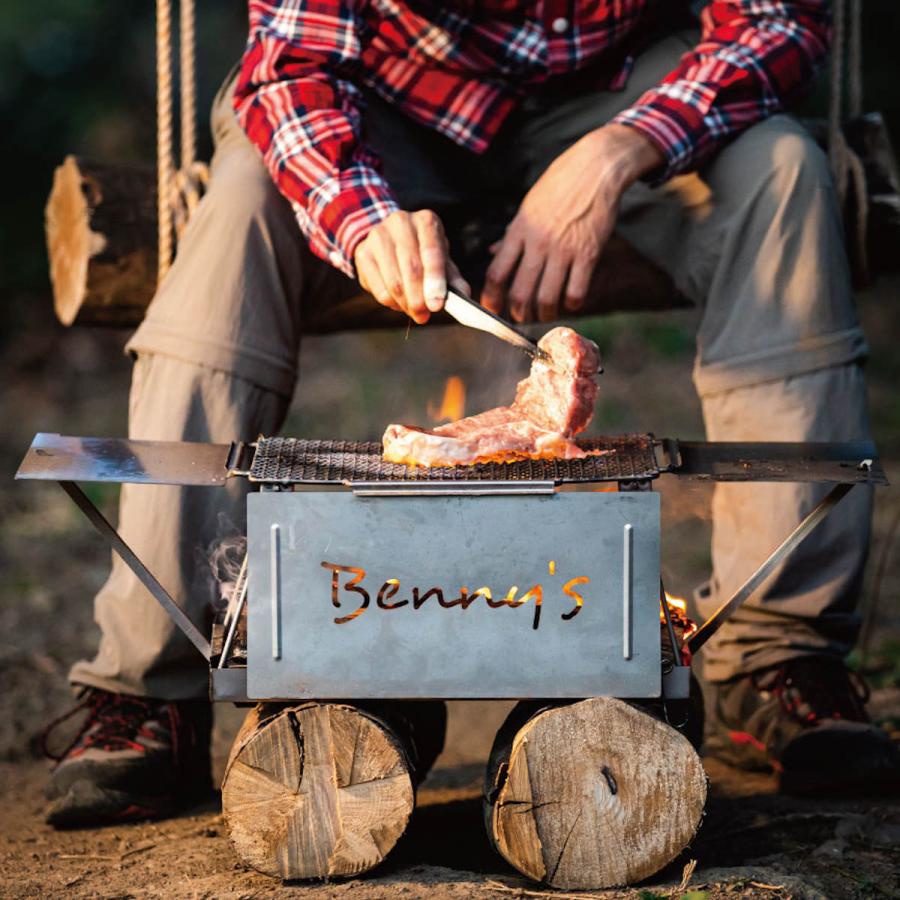 バーベキューコンロ チタングリル （ バーベキュー コンロ 焚き火台