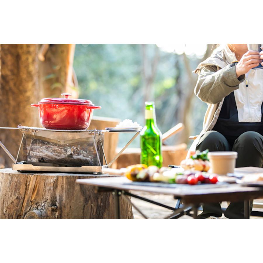 バーベキューコンロ チタングリル （ バーベキュー コンロ 焚き火台