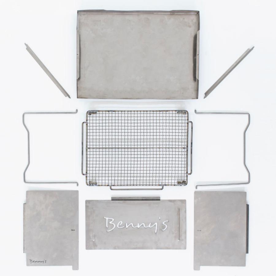 バーベキューコンロ チタングリル （ バーベキュー コンロ 焚き火台