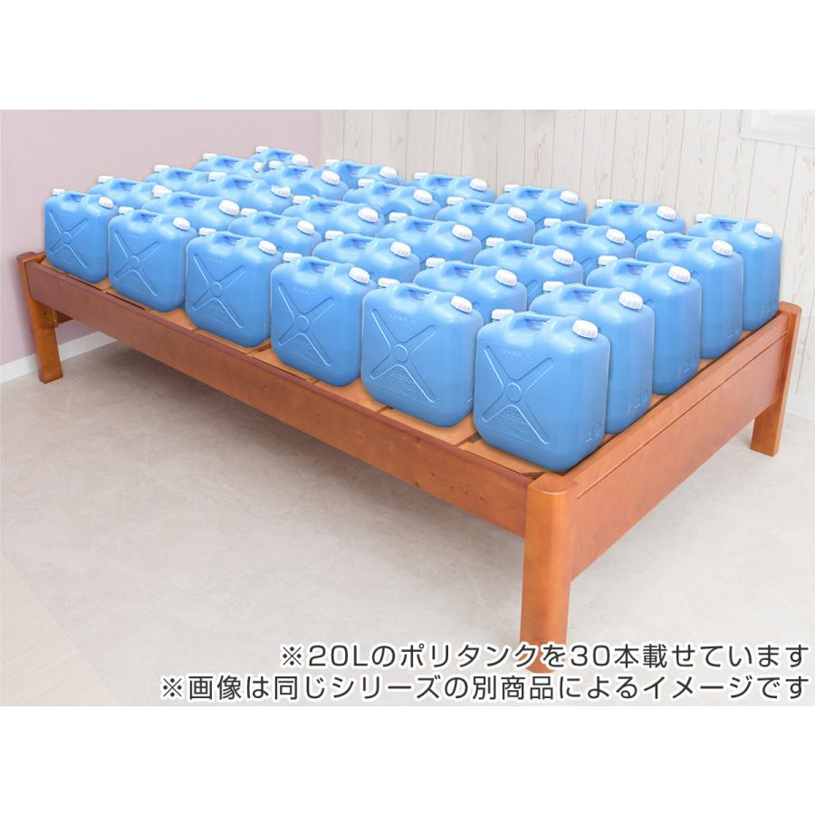 すのこベッド ダブル 宮棚 コンセント 耐荷重600kg 天然木 すのこベッド ダブル 宮棚 コンセント 耐荷重600kg 天然木