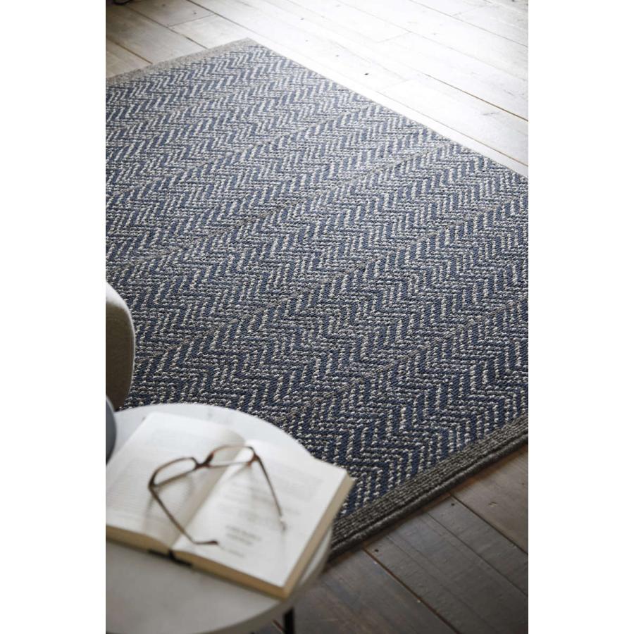 ダークグレー ラグ 190×190cm 抗菌・消臭 スミノエ ラグ ジップスコット 190×190cm 防ダニ 防炎 ウール100