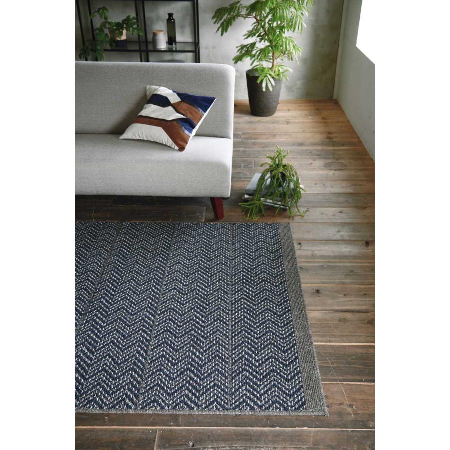 スミノエ ラグ ジップスコット 190×190cm 防ダニ 防炎 ウール100