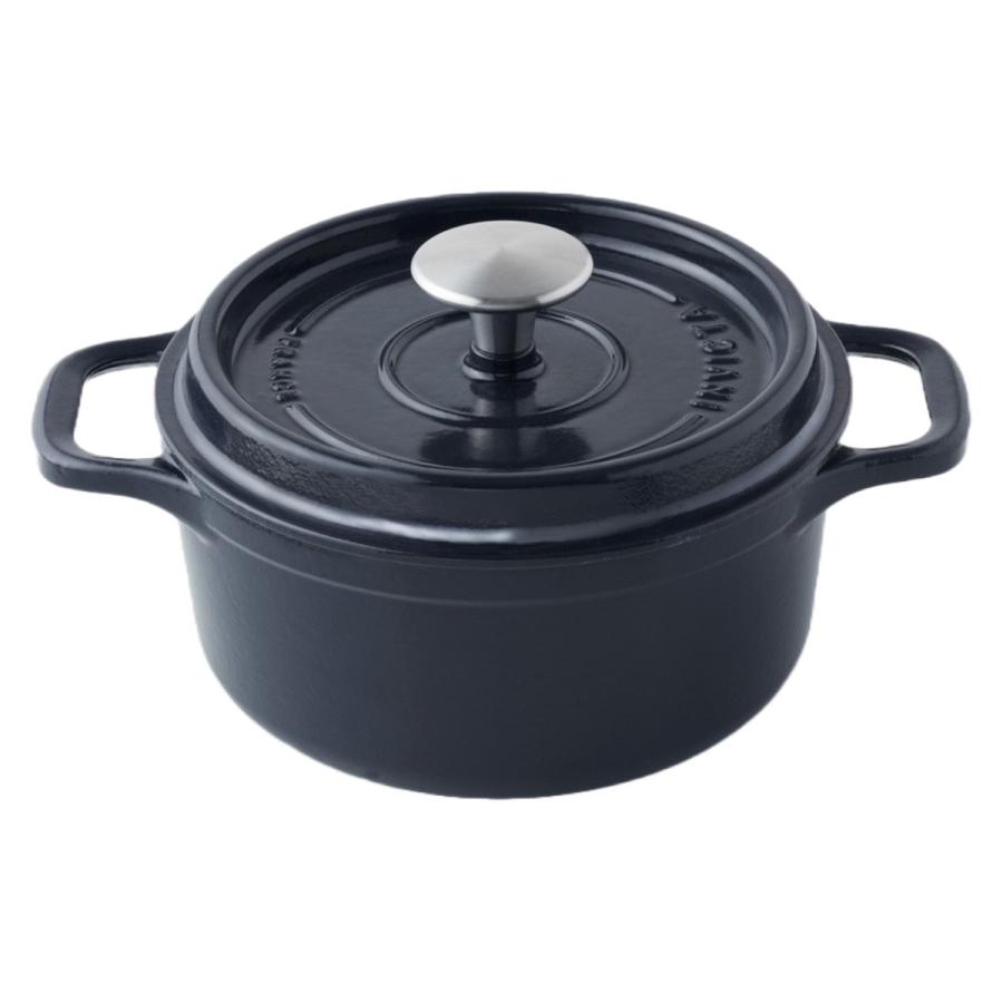 INVICTA キャセロール 20cm ラウンド IH対応 両手鍋 （ インビクタ