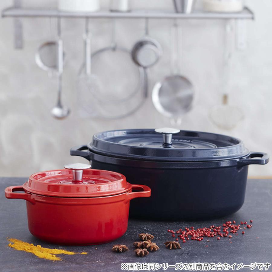 INVICTA キャセロール 22cm ラウンド IH対応 両手鍋 （ インビクタ