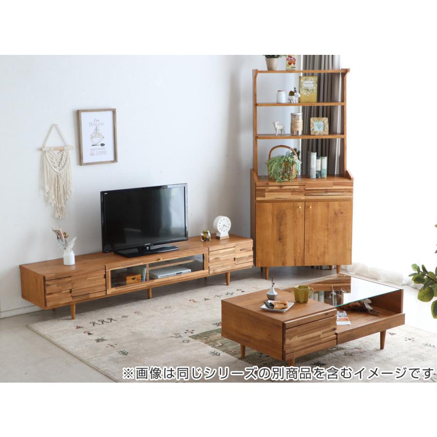 東馬（Tohma） サイドテーブル 高さ59cm 天然木 日本製 （ ソファ